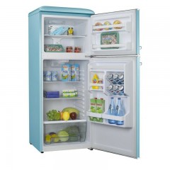 Robin RB-280 Retro Ψυγείο Δίπορτο 278lt Total NoFrost Υ157xΠ60xΒ70εκ. Μπλε Robin RB-280 Retro Ψυγείο Δίπορτο 278lt Total NoFrost Υ157xΠ60xΒ70εκ. Μπλε